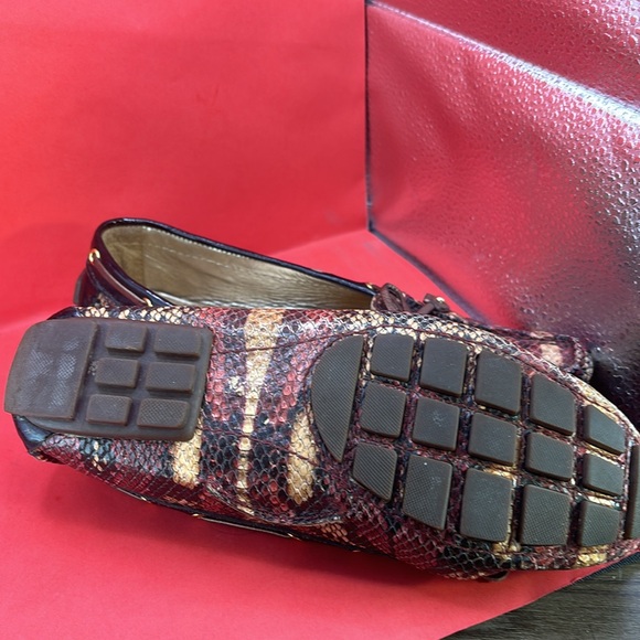 Mark Joseph Cypress Hill Loafer in snake print leather size 7.5 great condition - Picture 3 of 5